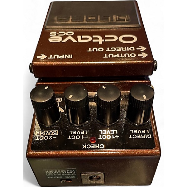 Used BOSS OC5 OCTAVE Effect Pedal