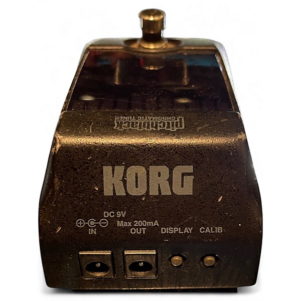 Used KORG PB01 Pitchblack Chromatic Tuner Pedal