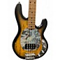 Used Sterling by Music Man Stingray RAY34H NATURAL SATIN BURST Electric Bass Guitar
