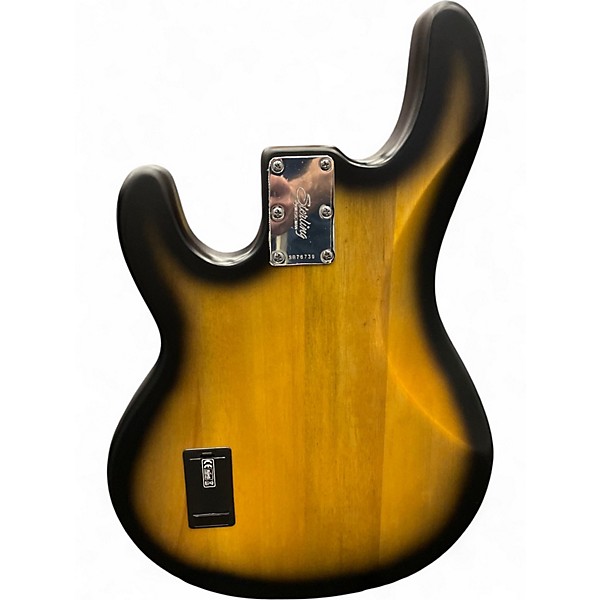 Used Sterling by Music Man Stingray RAY34H NATURAL SATIN BURST Electric Bass Guitar