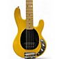 Used Sterling by Music Man Ray 5 25CA Desert Sun Yellow Electric Bass Guitar