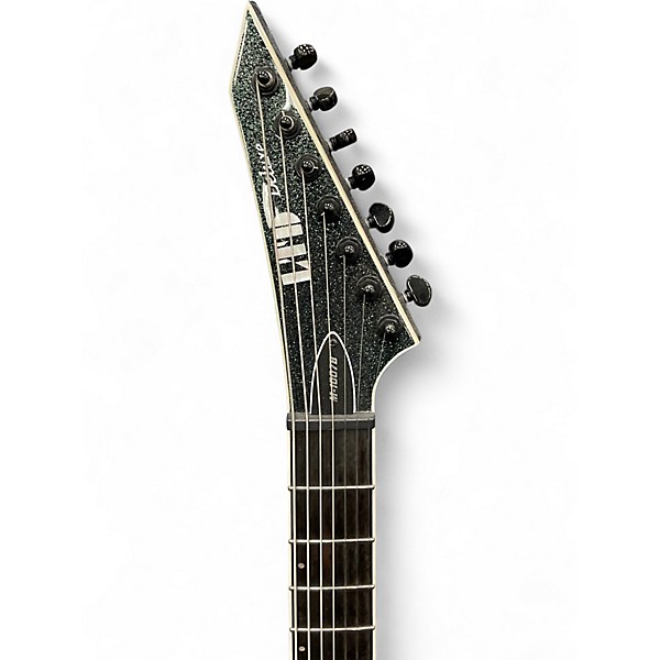 Used ESP LTD M1007B Granite Sparkle Baritone Guitars
