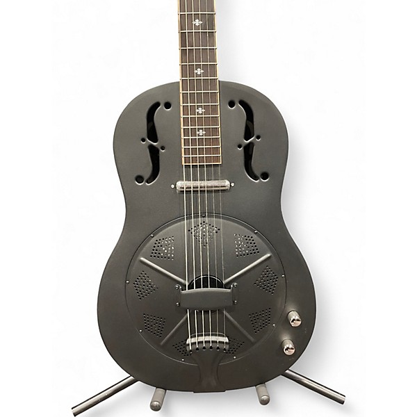 Used Gold Tone GRE Paul Beard signature black Resonator Guitar