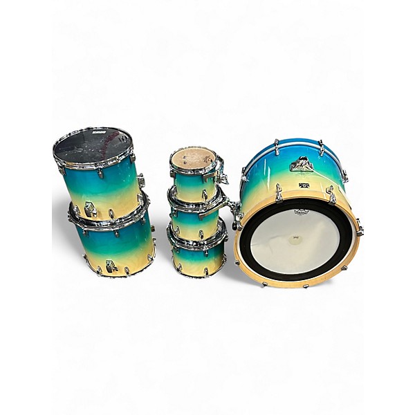 Used TAMA 7 Piece SUPERSTAR CLASSIC COASTAL DRIFT Drum Kit