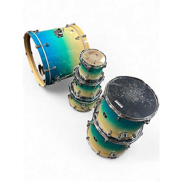 Used TAMA 7 Piece SUPERSTAR CLASSIC COASTAL DRIFT Drum Kit