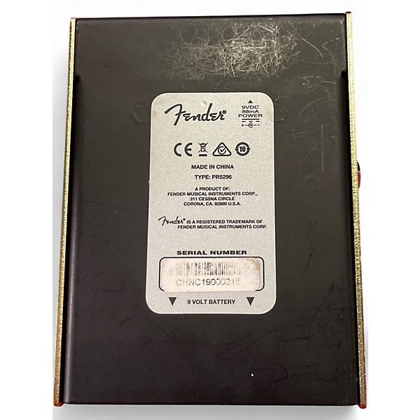 Used Fender pluglist distortion Effect Pedal