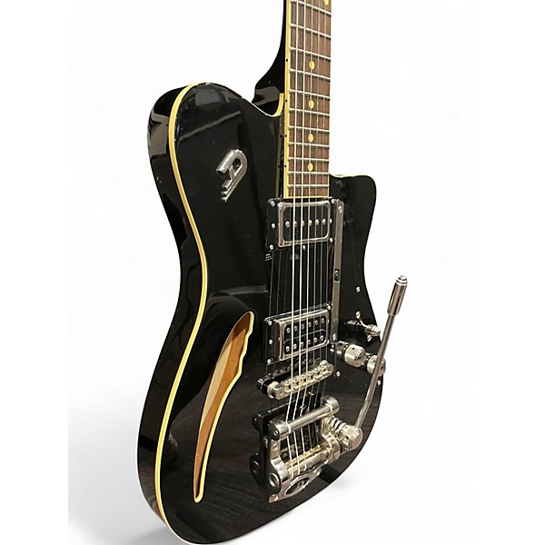 Used Duesenberg Caribou Tremolo Black Hollow Body Electric Guitar