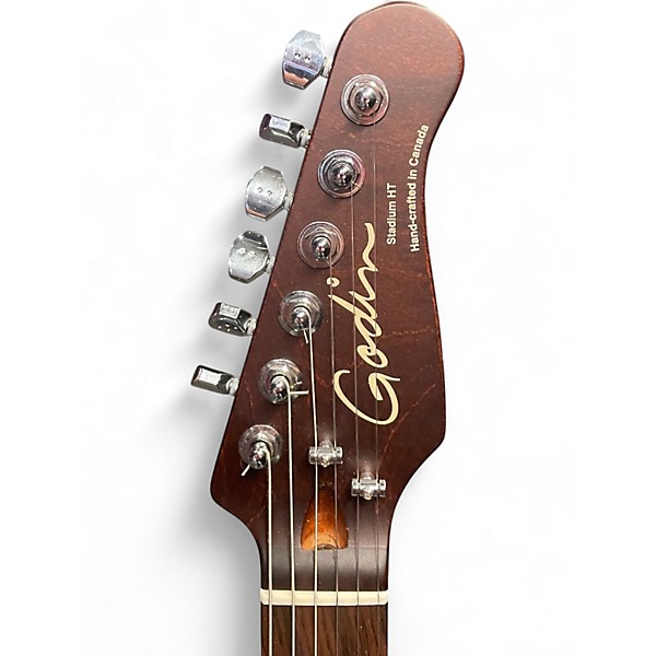 Used Godin STADIUM HT MATTE WHITE Solid Body Electric Guitar