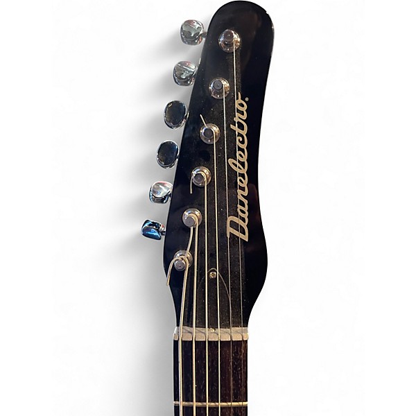 Used Danelectro 56' Baritone Red to Black Fade Baritone Guitars