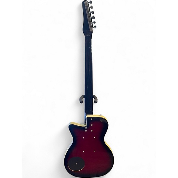 Used Danelectro 56' Baritone Red to Black Fade Baritone Guitars