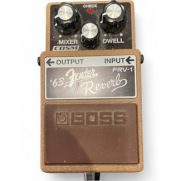 Used BOSS FRV1 Fender 63 Reverb Effect Pedal