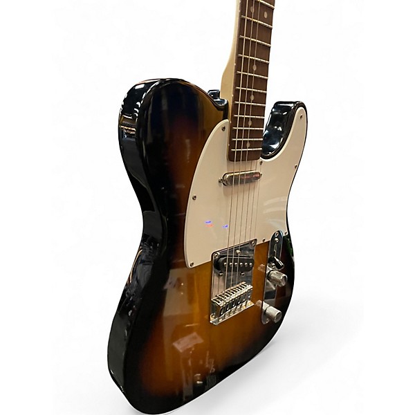 Used Squier Telecaster 2 Color Sunburst Solid Body Electric Guitar