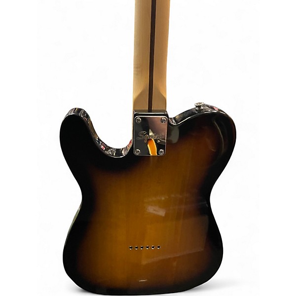 Used Squier Telecaster 2 Color Sunburst Solid Body Electric Guitar