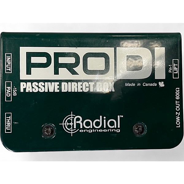 Used Radial Engineering PRODI Passive Direct Box Direct Box