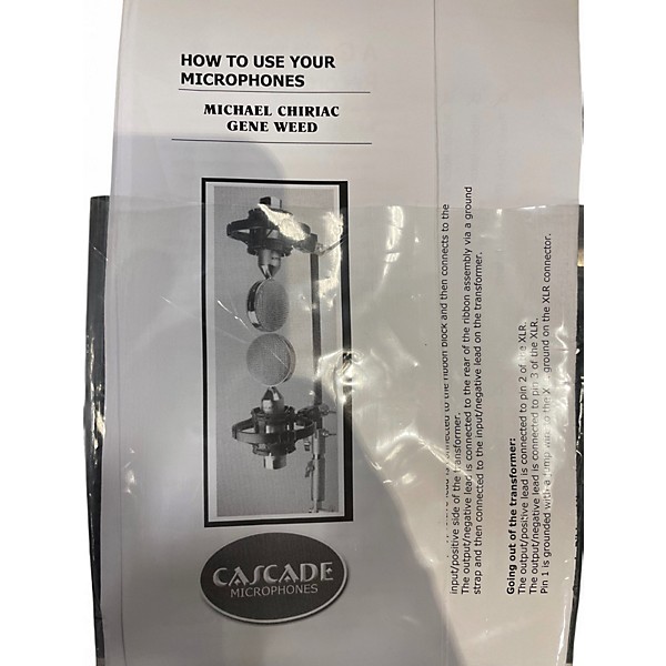 Used Cascade Fat Head SP Ribbon Microphone