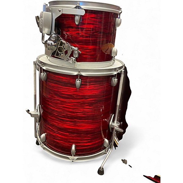 Used Gretsch Drums 3 Piece Catalina Club Red Oyster Drum Kit