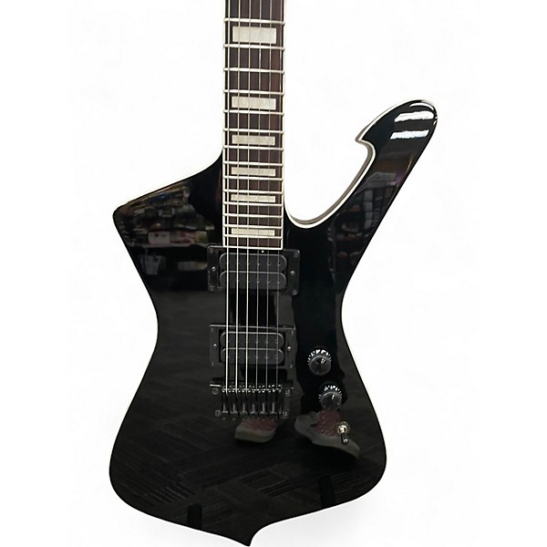 Used Ibanez IC500 Iceman BLACK Solid Body Electric Guitar
