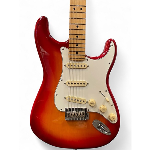Used Fender 70th Anniversary Stratocaster Candy Red Burst Solid Body Electric Guitar
