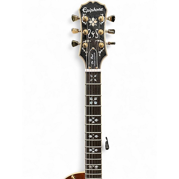 Used Epiphone Lee Malia Signature Les Paul Custom Artisan Mahogany Solid Body Electric Guitar