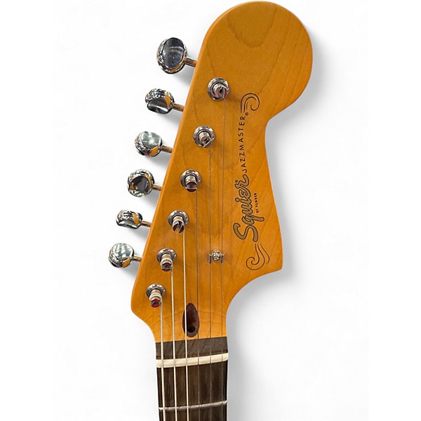 Used Squier J Mascis Jazzmaster White Solid Body Electric Guitar