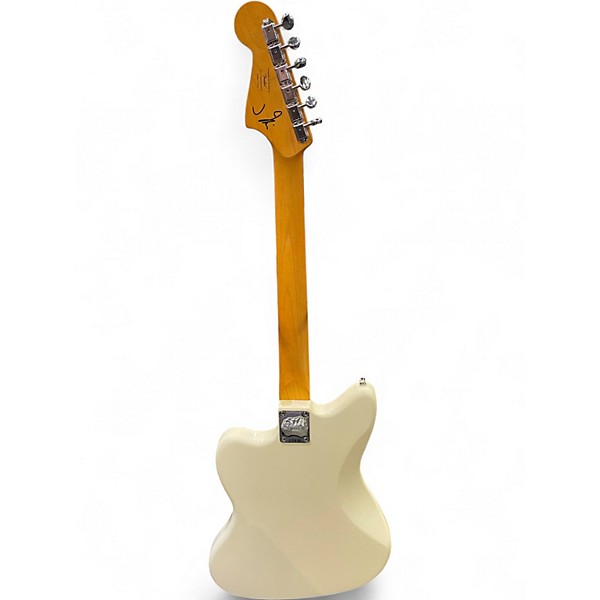 Used Squier J Mascis Jazzmaster White Solid Body Electric Guitar