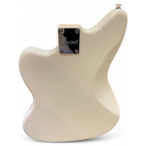 Used Squier J Mascis Jazzmaster White Solid Body Electric Guitar