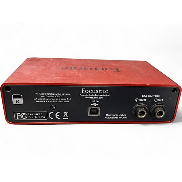 Used Focusrite Scarlett 2i2 Audio Interface