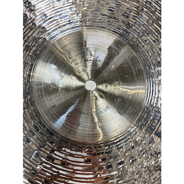 Used Paiste 18in Traditional Thin Crash Cymbal
