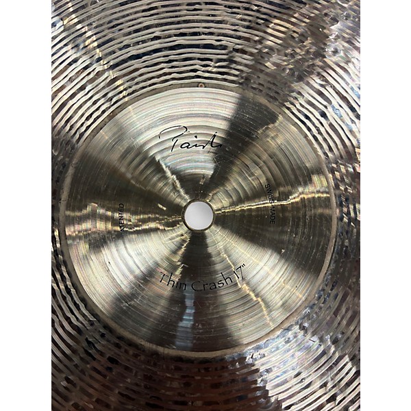 Used Paiste 17in Traditional Thin Crash Cymbal