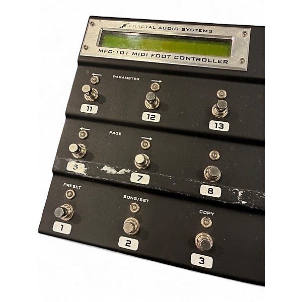 Used Fractal Audio MFC-101 Midi Foot Controller Footswitch