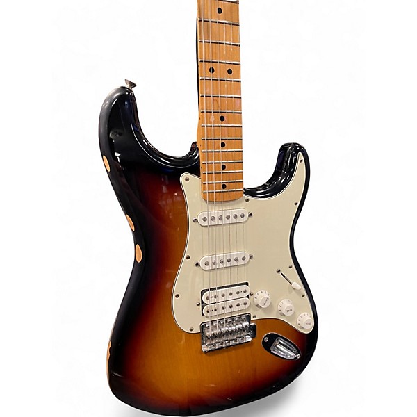 Used Fender Player Stratocaster 3 Color Sunburst Solid Body Electric Guitar