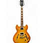 Used Harley Benton DC H3 Honey Burst Hollow Body Electric Guitar