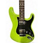 Used 2011 Fender Blacktop Stratocaster lime green Solid Body Electric Guitar thumbnail
