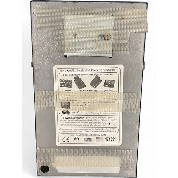 Used Morley Steve Vai Bad Horsie 2 Contour Wah Effect Pedal