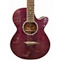 Used Dean Performer E Trans Purple Acoustic Electric Guitar