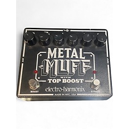 Used Electro-Harmonix Metal Muff Distortion With Top Boost Effect Pedal