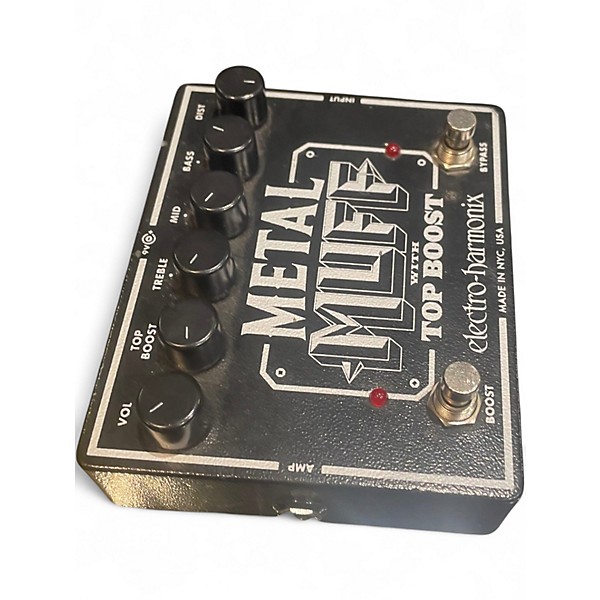 Used Electro-Harmonix Metal Muff Distortion With Top Boost Effect Pedal