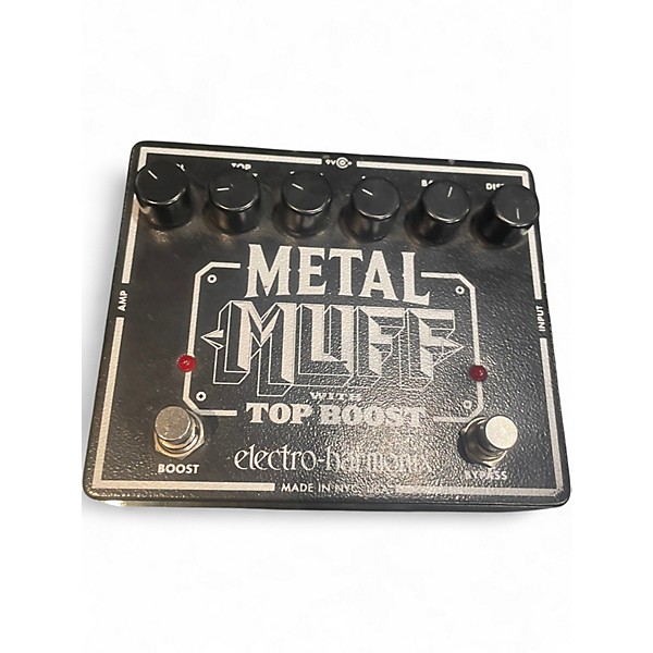 Used Electro-Harmonix Metal Muff Distortion With Top Boost Effect Pedal