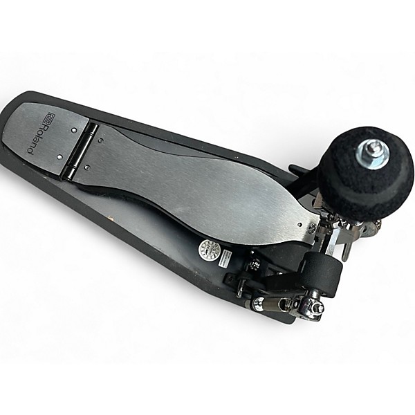 Used Roland Pro Single Kick Drum Pedal with Noise Eater Technolog Single Bass Drum Pedal
