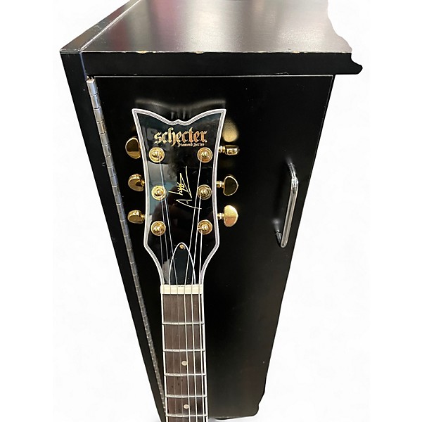 Used Schecter Guitar Research Zacky Vengeance ZV-H6LLYW66D-S LH Black Electric Guitar