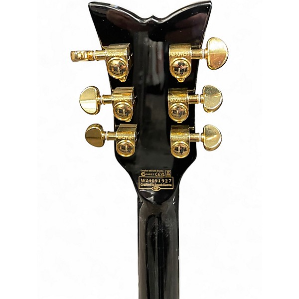 Used Schecter Guitar Research Zacky Vengeance ZV-H6LLYW66D-S LH Black Electric Guitar