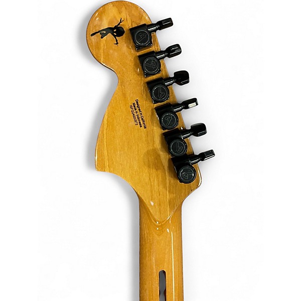 Used Fender Tom Delonge Starcaster Satin Shell Pink Hollow Body Electric Guitar