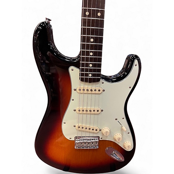 Used Fender Artist Series Robert Cray Stratocaster 3 Color Sunburst Solid Body Electric Guitar