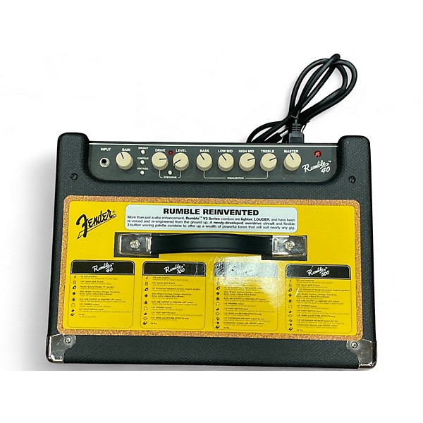 Used Fender Rumble V3 40W 1x10 Bass Combo Amp