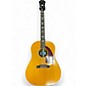 Used Epiphone MASTERBUILT TEXAN Natural Acoustic Electric Guitar thumbnail