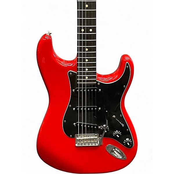 Used Fender Player Stratocaster Ferrari Red Solid Body Electric Guitar