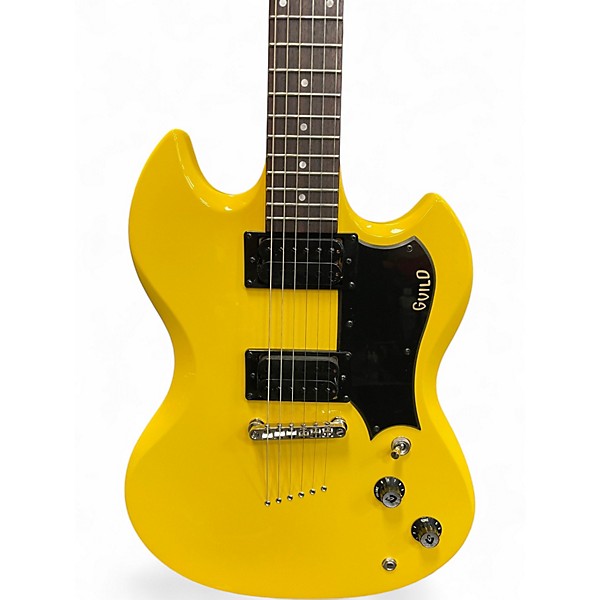 Used Guild polara voltage yellow Solid Body Electric Guitar