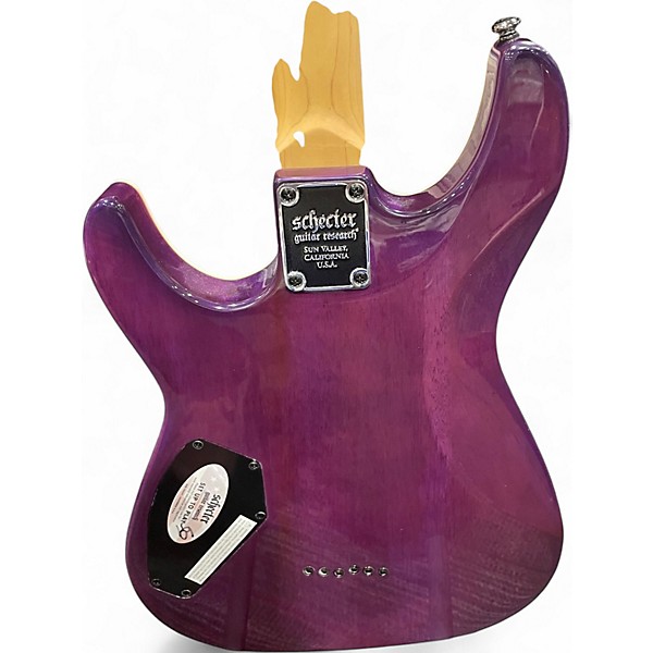 Used Schecter Guitar Research Omen Extreme 6 Atomic Pink Solid Body Electric Guitar