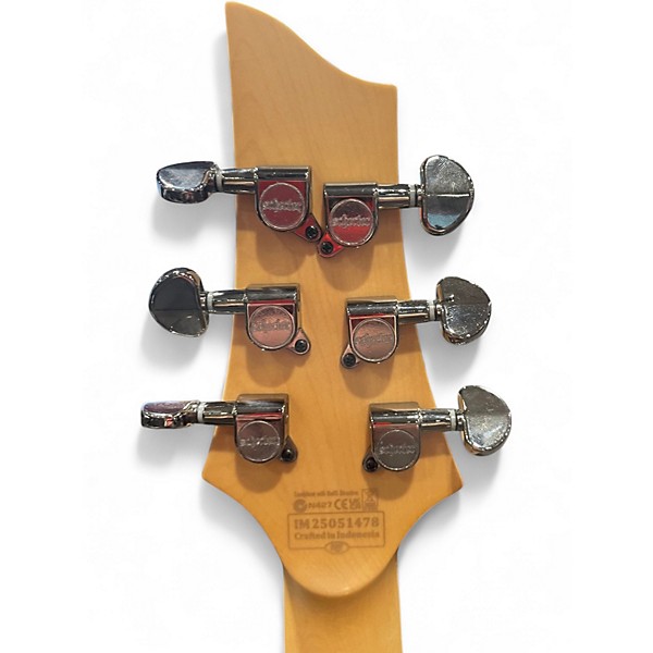 Used Schecter Guitar Research Omen Extreme 6 Atomic Pink Solid Body Electric Guitar