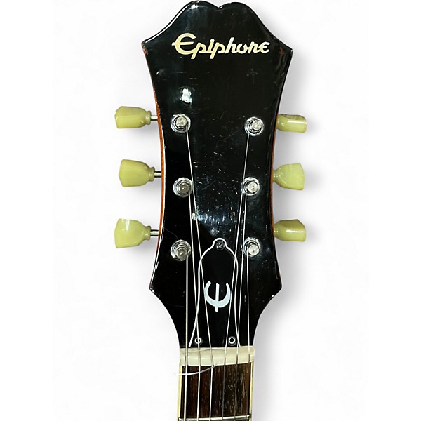 Used 1990s Epiphone Sorento Sunrise Orange Hollow Body Electric Guitar